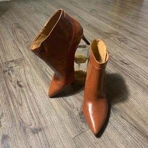 NWOT Nine West Maple Zip-Up High Heel Bootie